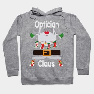 Optician Claus Santa Christmas Costume Pajama Hoodie